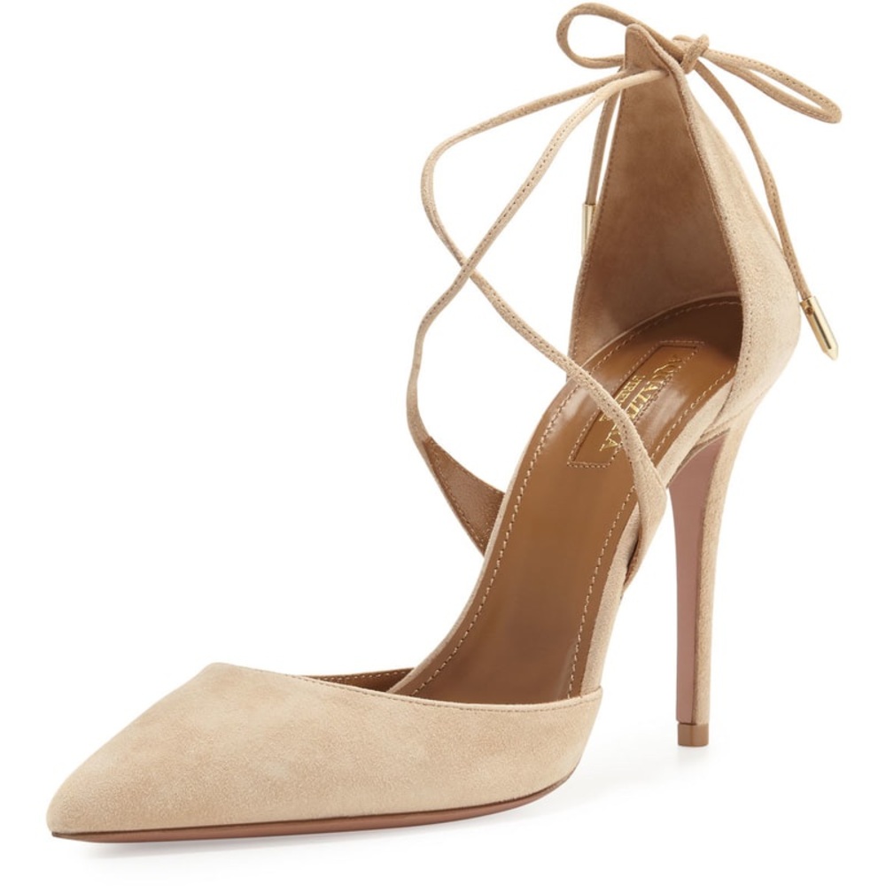 NWT Rare Aquazurra Matilde 105 Nude Size 9